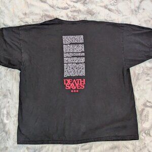 Death Saves D&D rules for death saving throw on Black T-Shirt XXL